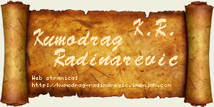 Kumodrag Radinarević vizit kartica